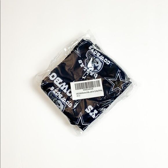 DALLAS COWBOYS KIDS Face Coverings blue white 6-10 - Picture 1 of 6